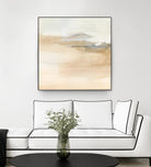 Cinnamon Shores I by Victoria Barnes on GIANT ART - beige coastal tropical abstract
