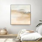Cinnamon Shores I by Victoria Barnes on GIANT ART - beige coastal tropical abstract