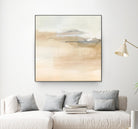 Cinnamon Shores I by Victoria Barnes on GIANT ART - beige coastal tropical abstract