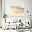 Cinnamon Shores I by Victoria Barnes on GIANT ART - beige coastal tropical abstract