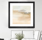 Cinnamon Shores I by Victoria Barnes on GIANT ART - beige coastal tropical abstract