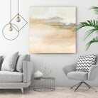 Cinnamon Shores I by Victoria Barnes on GIANT ART - beige coastal tropical abstract