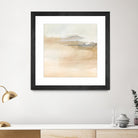 Cinnamon Shores I by Victoria Barnes on GIANT ART - beige coastal tropical abstract