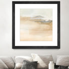 Cinnamon Shores I by Victoria Barnes on GIANT ART - beige coastal tropical abstract