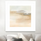 Cinnamon Shores I by Victoria Barnes on GIANT ART - beige coastal tropical abstract