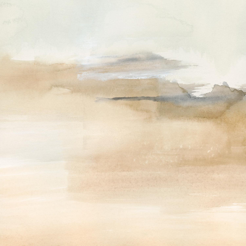 Cinnamon Shores I par Victoria Barnes sur GIANT ART - abstrait beige, côtier et tropical