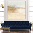 Cinnamon Shores II by Victoria Barnes on GIANT ART - beige coastal tropical abstract