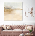 Cinnamon Shores II by Victoria Barnes on GIANT ART - beige coastal tropical abstract