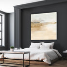 Cinnamon Shores II by Victoria Barnes on GIANT ART - beige coastal tropical abstract