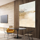 Cinnamon Shores II by Victoria Barnes on GIANT ART - beige coastal tropical abstract