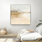 Cinnamon Shores II by Victoria Barnes on GIANT ART - beige coastal tropical abstract