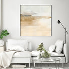 Cinnamon Shores II by Victoria Barnes on GIANT ART - beige coastal tropical abstract