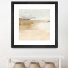 Cinnamon Shores II by Victoria Barnes on GIANT ART - beige coastal tropical abstract