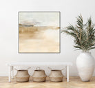 Cinnamon Shores II by Victoria Barnes on GIANT ART - beige coastal tropical abstract