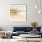 Cinnamon Shores II by Victoria Barnes on GIANT ART - beige coastal tropical abstract