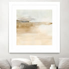 Cinnamon Shores II by Victoria Barnes on GIANT ART - beige coastal tropical abstract