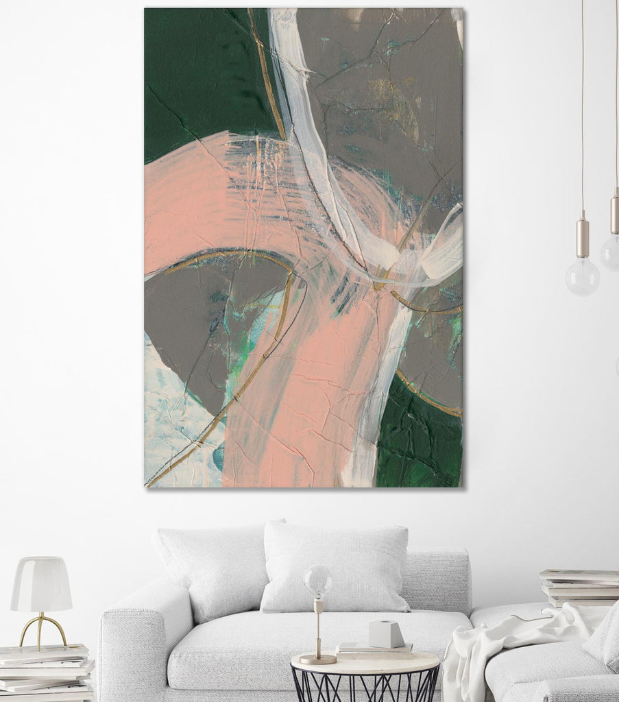 Connected Disconnect II by Jennifer Goldberger on GIANT ART - gold abstract abstract