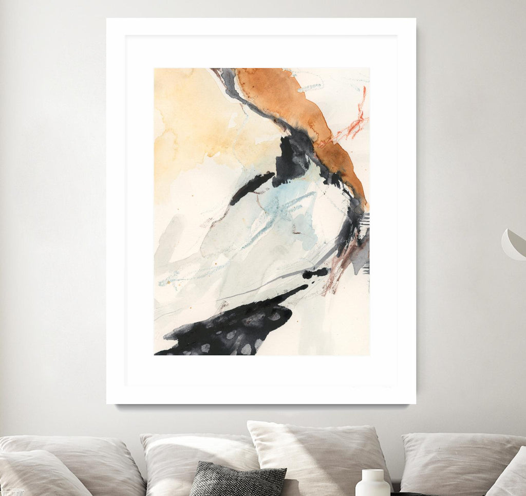 Efflux I by Victoria Borges on GIANT ART - beige watercolour abstract