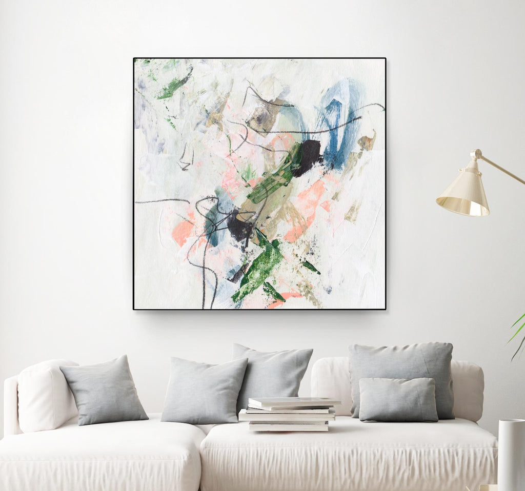 Approaching Spring II by Melissa Wang on GIANT ART - pink abstract abstract
