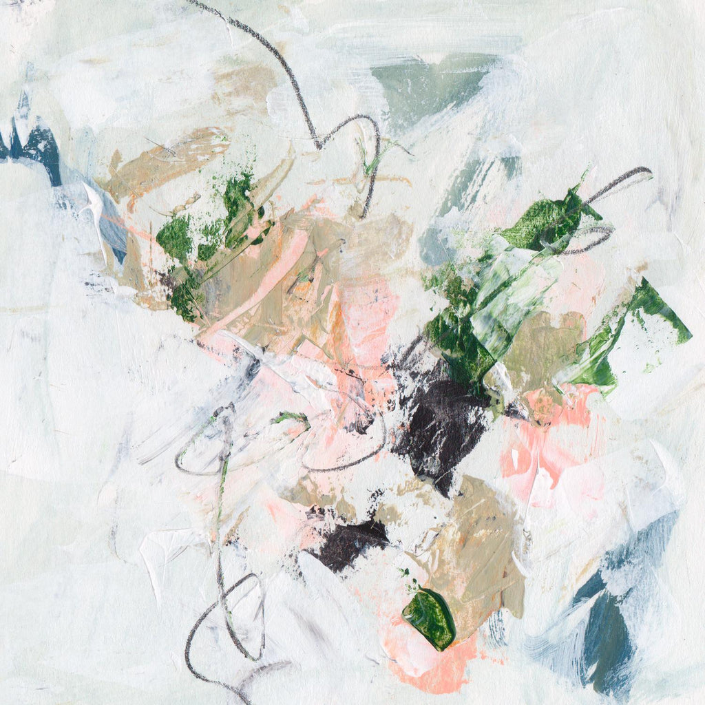 Approaching Spring IV par Melissa Wang sur GIANT ART - abstrait rose 