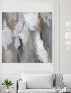 Cloudy Shapes I by Jennifer Parker on GIANT ART - beige abstract