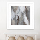 Cloudy Shapes I by Jennifer Parker on GIANT ART - beige abstract