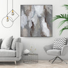 Cloudy Shapes I by Jennifer Parker on GIANT ART - beige abstract