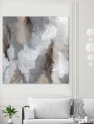 Cloudy Shapes II by Jennifer Parker on GIANT ART - white abstract abstract