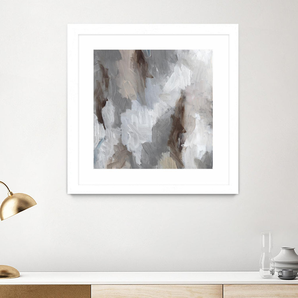 Cloudy Shapes II by Jennifer Parker on GIANT ART - white abstract abstract