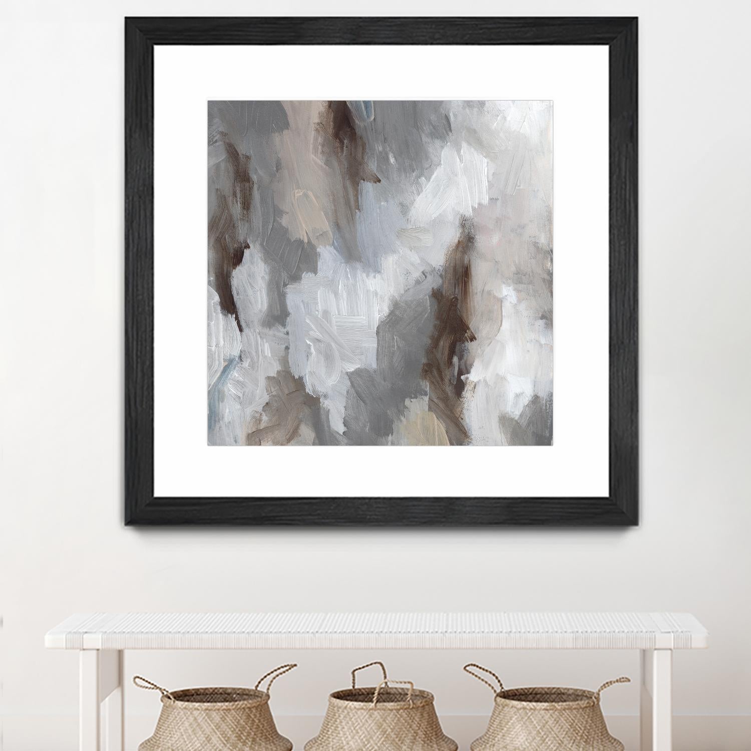 Cloudy Shapes II by Jennifer Parker on GIANT ART - white abstract abstract
