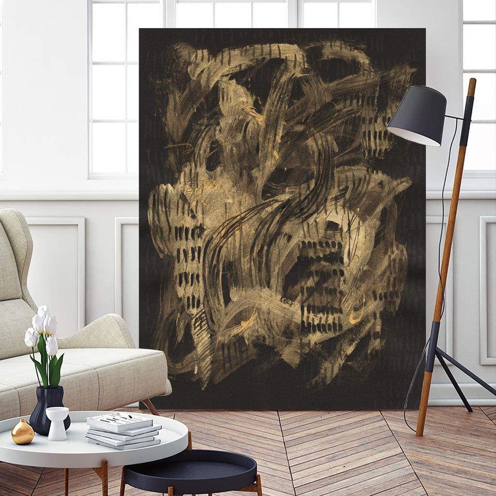 Velocity by Lori Arbel on GIANT ART - gold abstract abstract