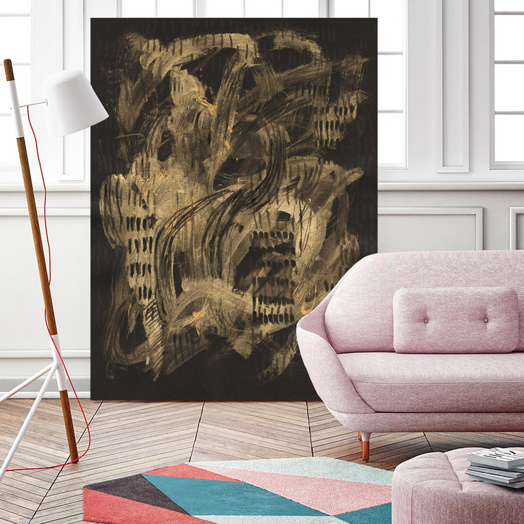 Velocity by Lori Arbel on GIANT ART - gold abstract abstract