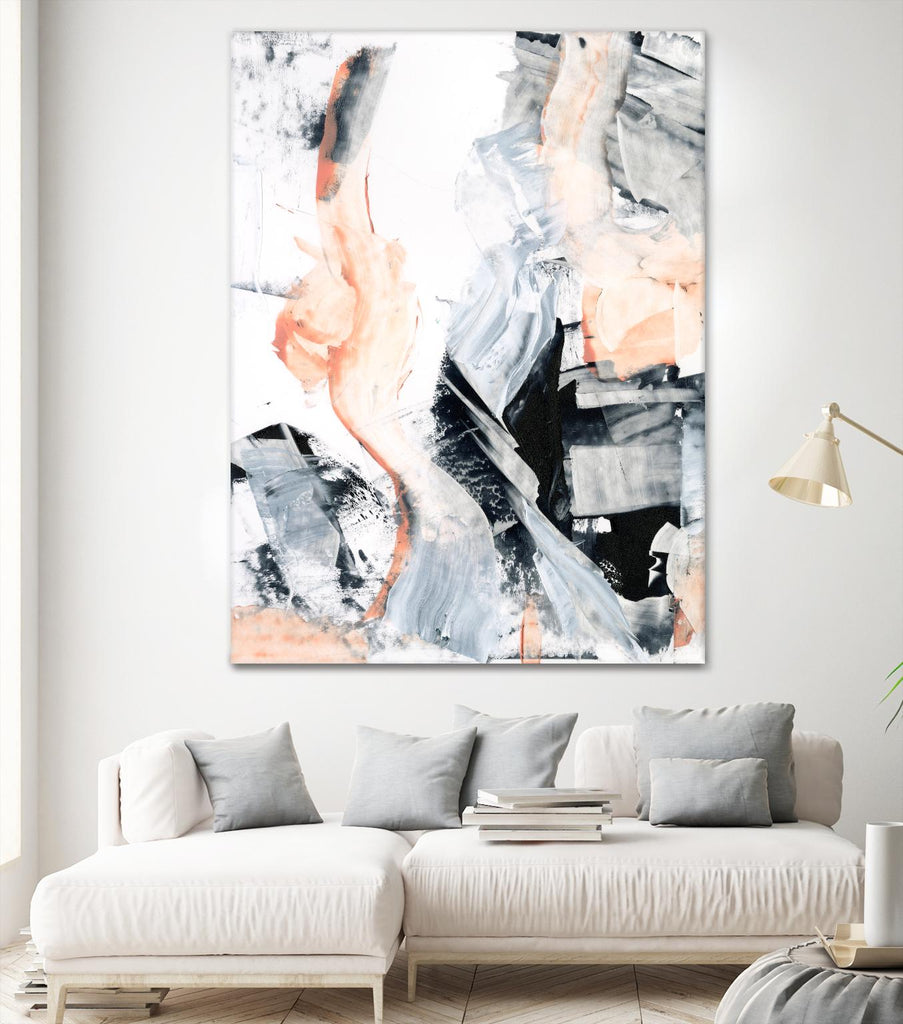 Blush Flame I by Ethan Harper on GIANT ART - white abstract