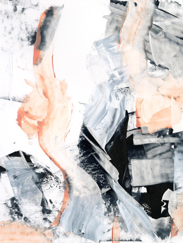 Blush Flame I de Ethan Harper sur GIANT ART - abstrait blanc