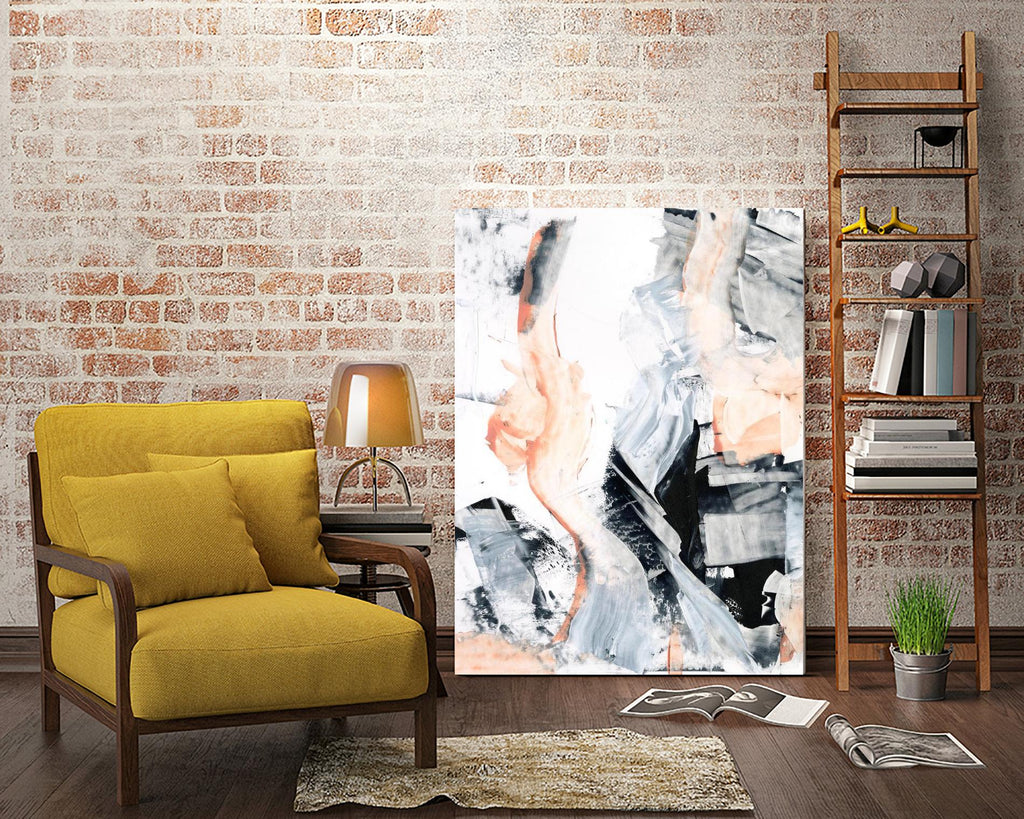 Blush Flame I by Ethan Harper on GIANT ART - white abstract