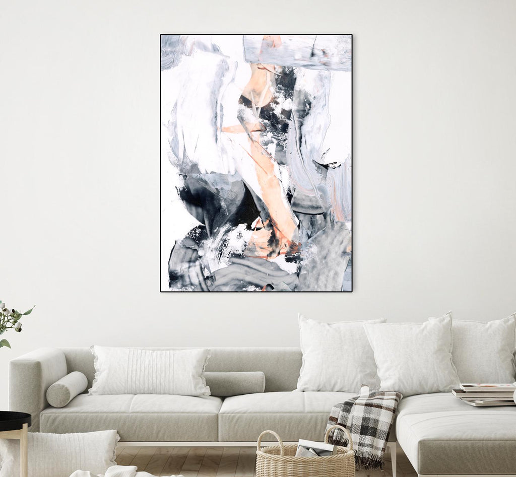 Blush Flame II by Ethan Harper on GIANT ART - white abstract abstract