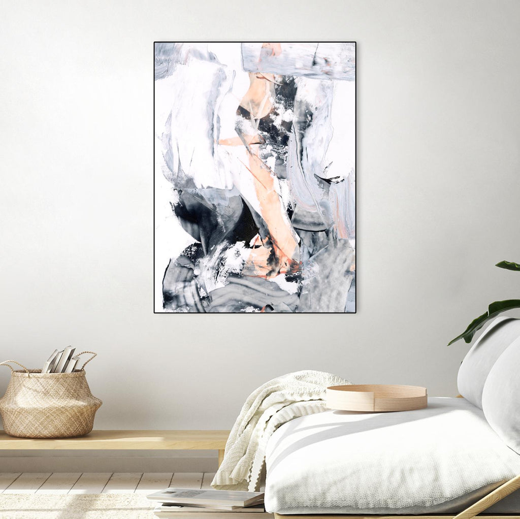 Blush Flame II by Ethan Harper on GIANT ART - white abstract abstract