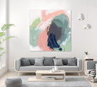 Circle Side I by June Vess on GIANT ART - pink abstract abstract