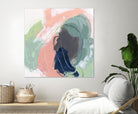 Circle Side I by June Vess on GIANT ART - pink abstract abstract