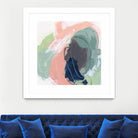 Circle Side I by June Vess on GIANT ART - pink abstract abstract