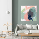 Circle Side I by June Vess on GIANT ART - pink abstract abstract