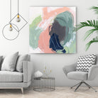 Circle Side I by June Vess on GIANT ART - pink abstract abstract