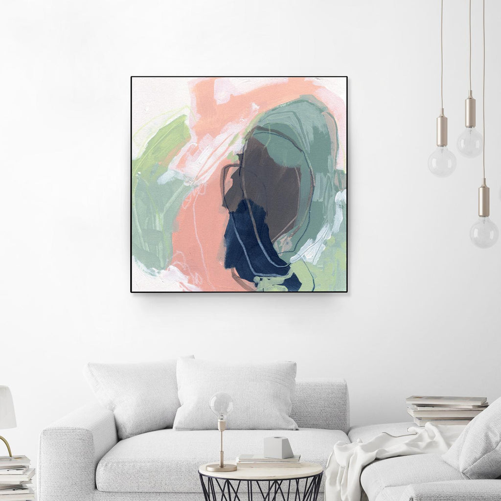 Circle Side I by June Vess on GIANT ART - pink abstract abstract