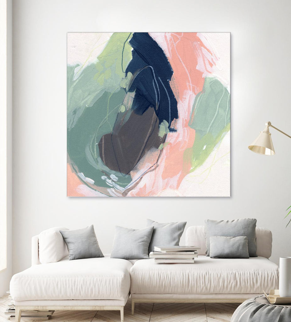 Circle Side II by June Vess on GIANT ART - pink abstract abstract