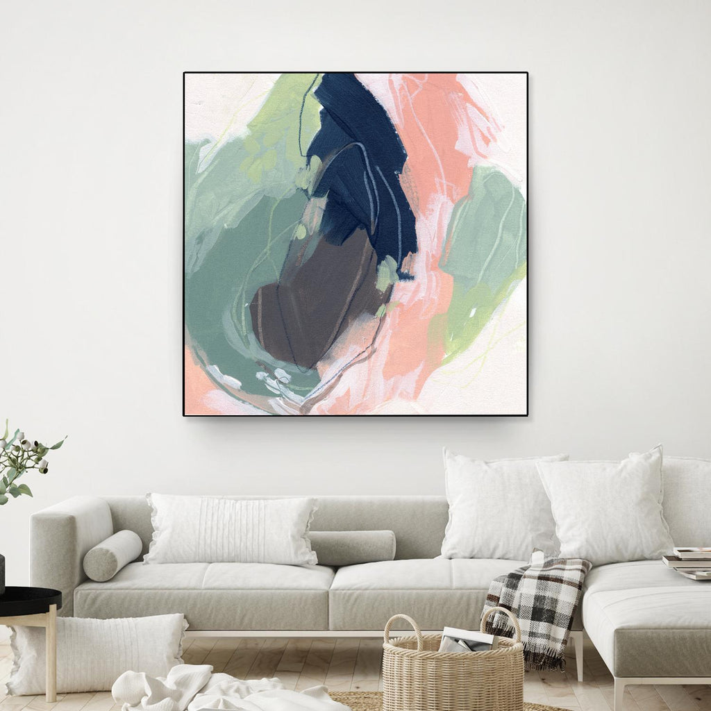 Circle Side II by June Vess on GIANT ART - pink abstract abstract