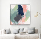 Circle Side II by June Vess on GIANT ART - pink abstract abstract