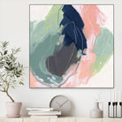 Circle Side II by June Vess on GIANT ART - pink abstract abstract