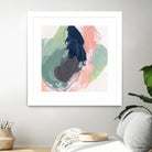 Circle Side II by June Vess on GIANT ART - pink abstract abstract