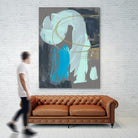 Swivel I by Jennifer Goldberger on GIANT ART - gold abstract abstract