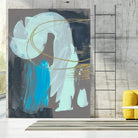 Swivel I by Jennifer Goldberger on GIANT ART - gold abstract abstract